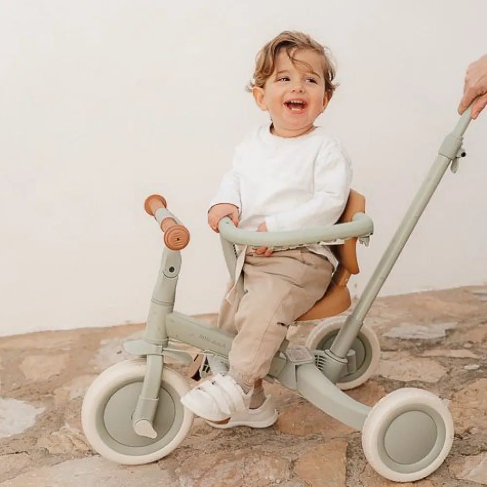 Little Dutch 4 in 1 Driewieler Green