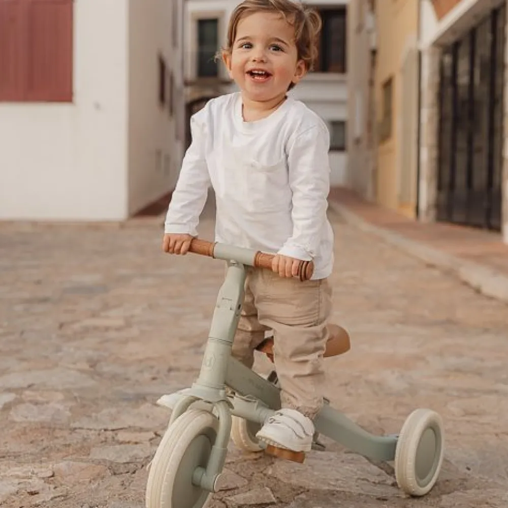 Little Dutch 4 in 1 Driewieler Green