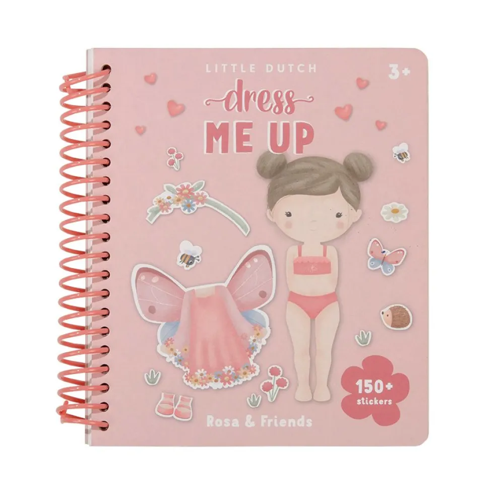 Little Dutch Aankleed- en stickerboek Rosa & Friends