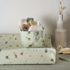 Little Dutch Aankleedkussenhoes - Groen - Little Farm