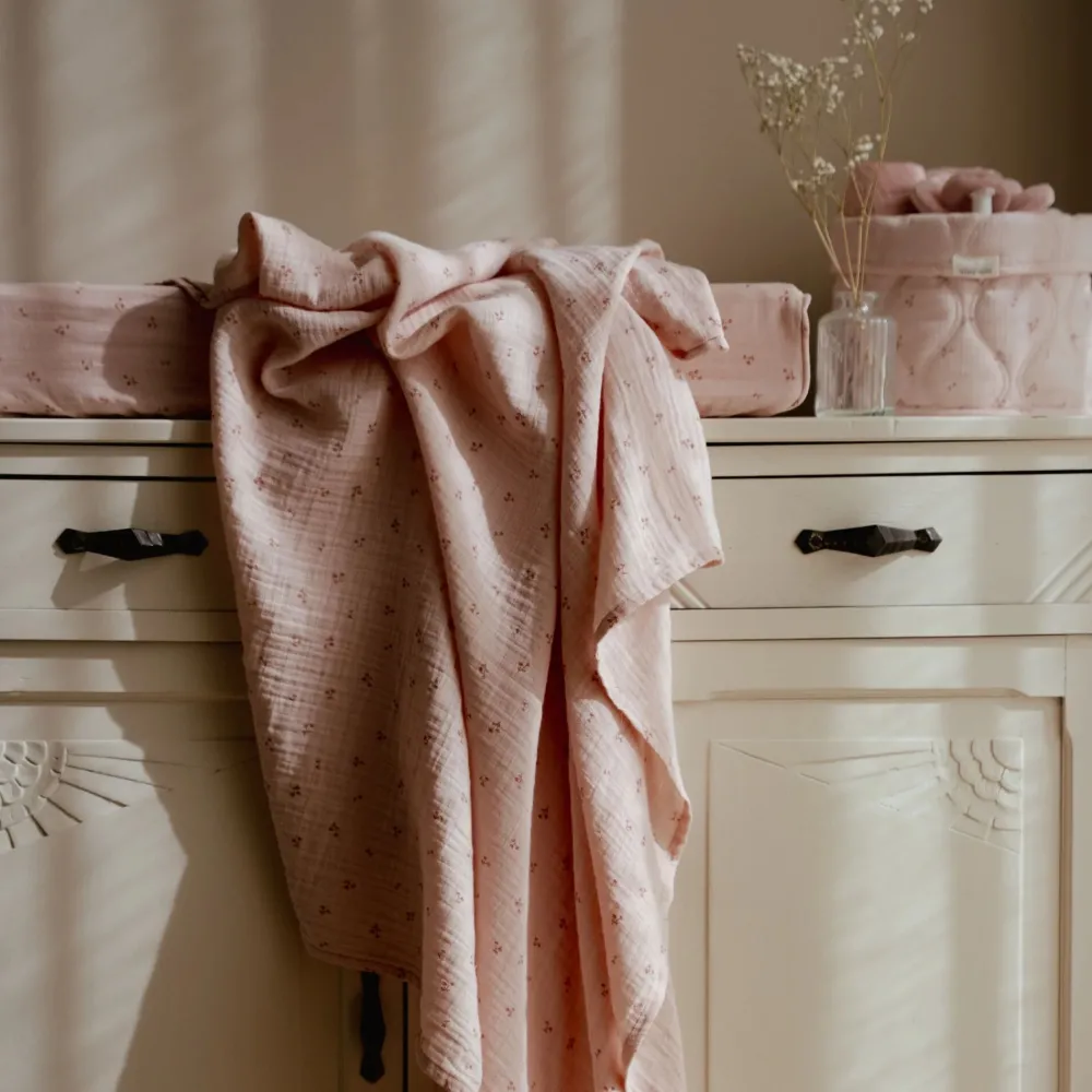 Little Dutch Aankleedkussenhoes - Roze - Essentials