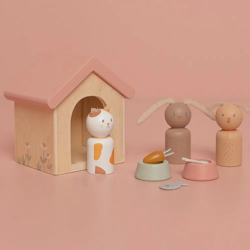 Little Dutch Aanvulset poppenhuis huisdieren