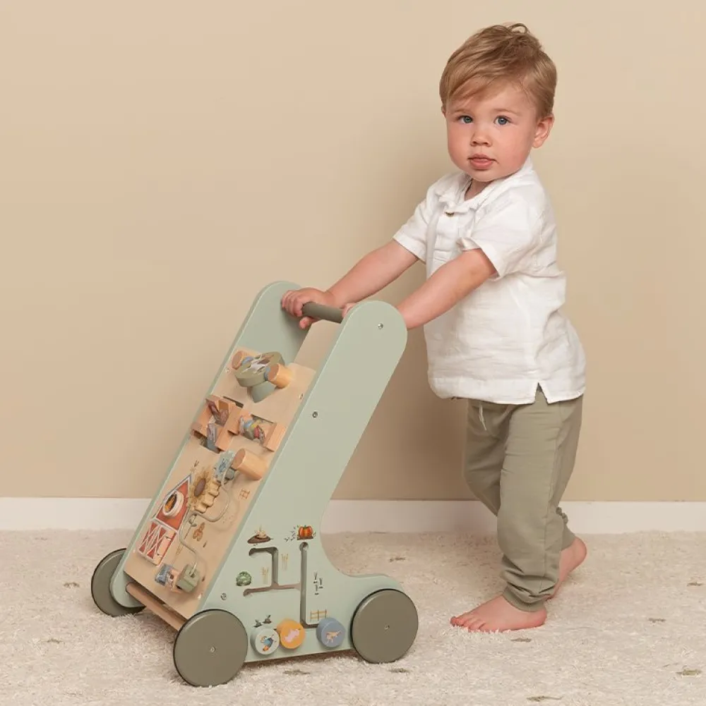 Little Dutch Activiteiten loopwagen Little Farm