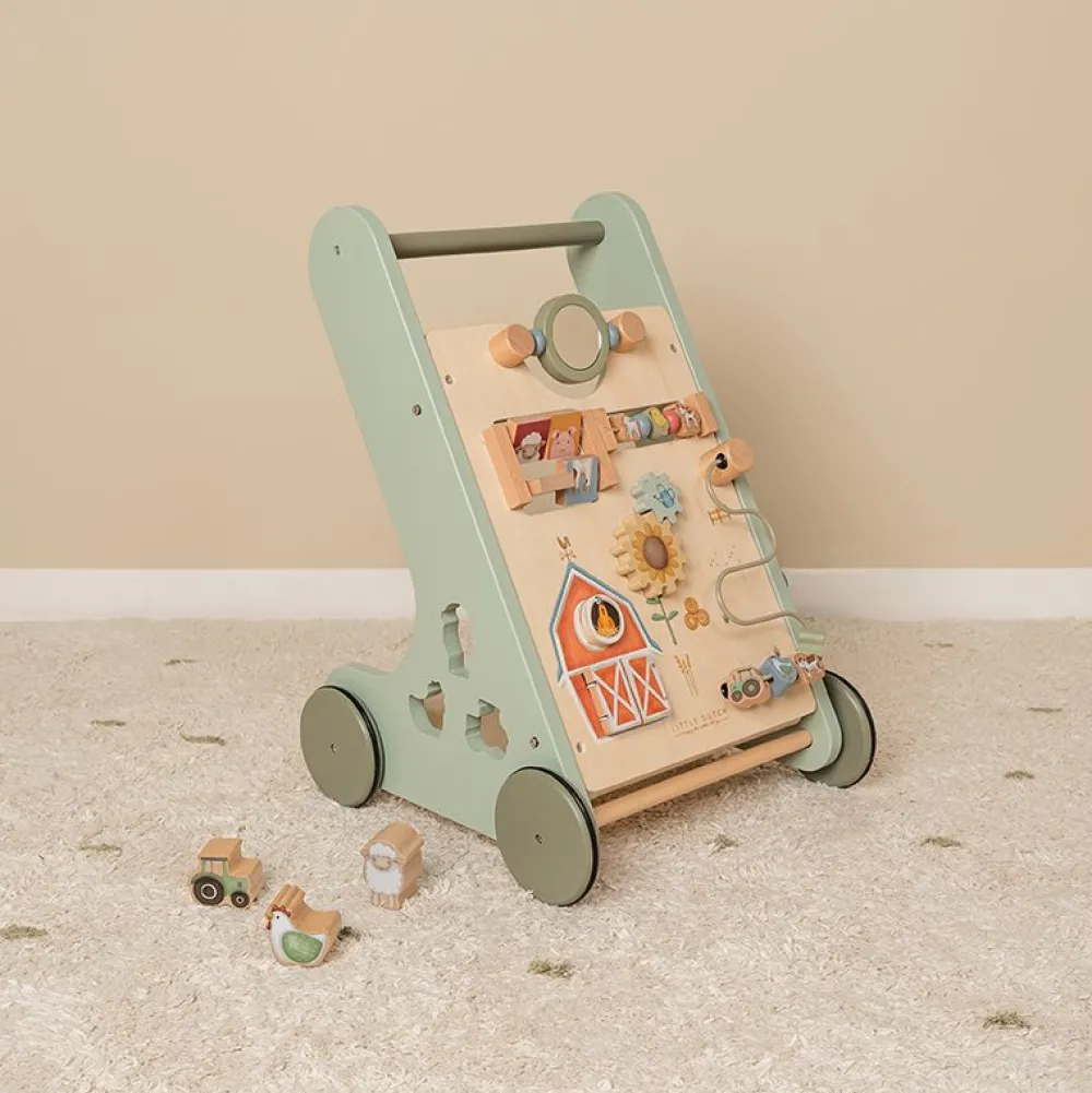 Little Dutch Activiteiten loopwagen Little Farm