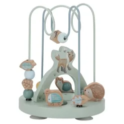 Little Dutch Activiteiten spiraal - Blauw - Forest Friends