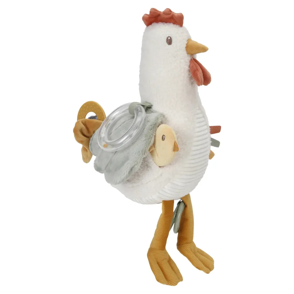 Little Dutch Activiteitenknuffel kip 25cm Little Farm