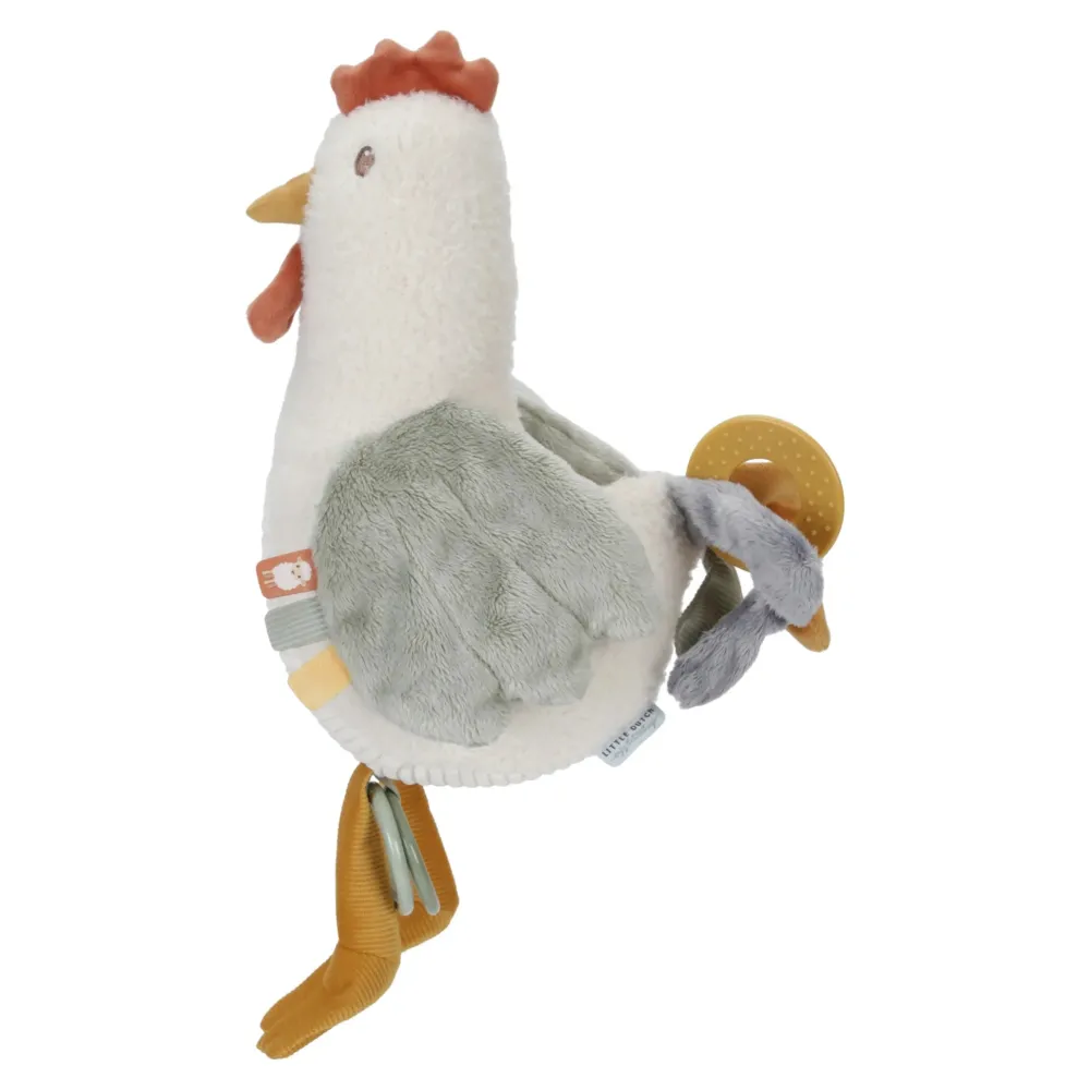 Little Dutch Activiteitenknuffel kip 25cm Little Farm