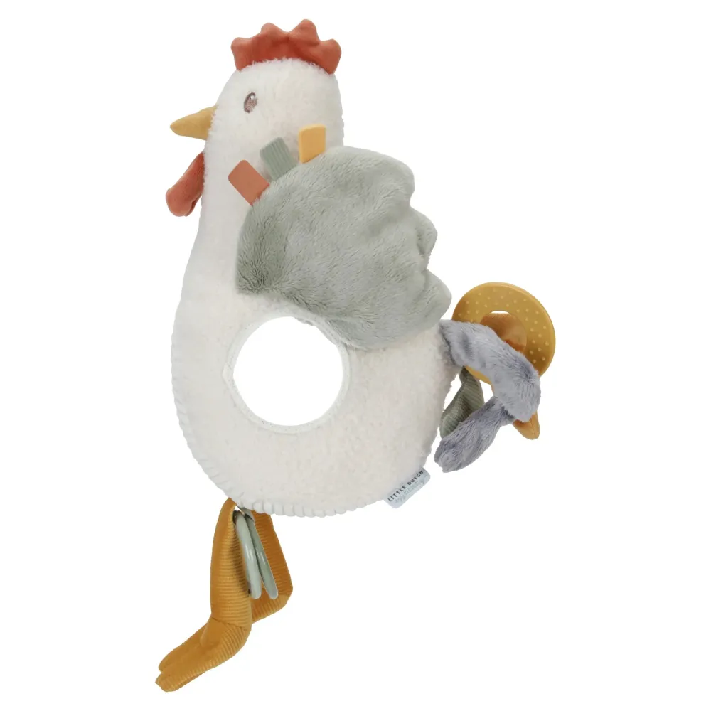 Little Dutch Activiteitenknuffel kip 25cm Little Farm