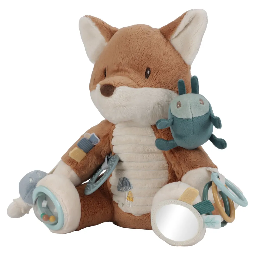 Little Dutch Activiteitenknuffel Vos - Blauw - Forest Friends
