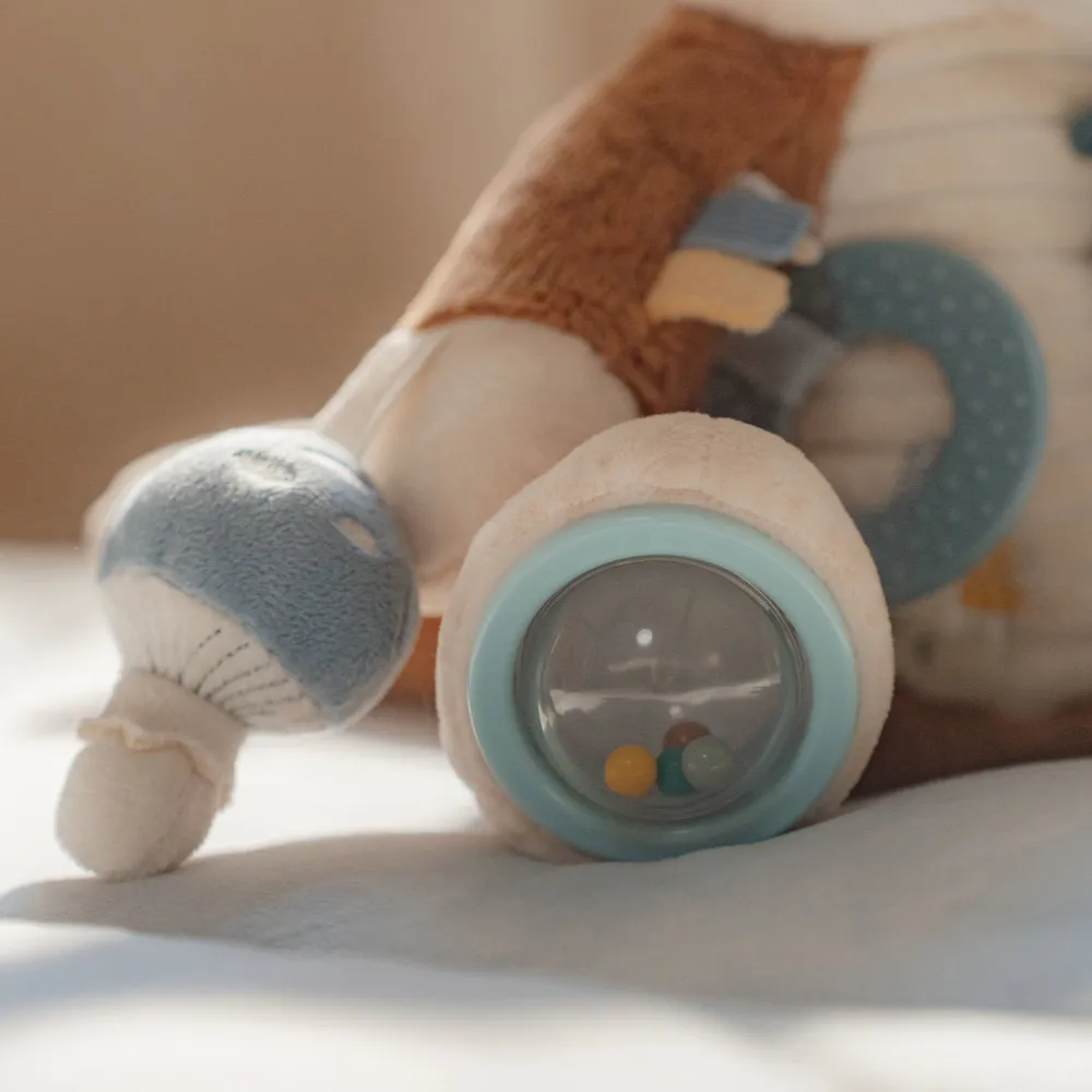 Little Dutch Activiteitenknuffel Vos - Blauw - Forest Friends