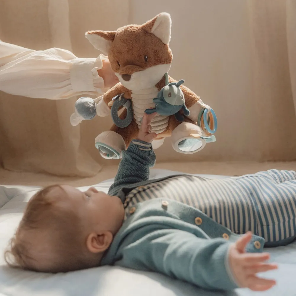 Little Dutch Activiteitenknuffel Vos - Blauw - Forest Friends