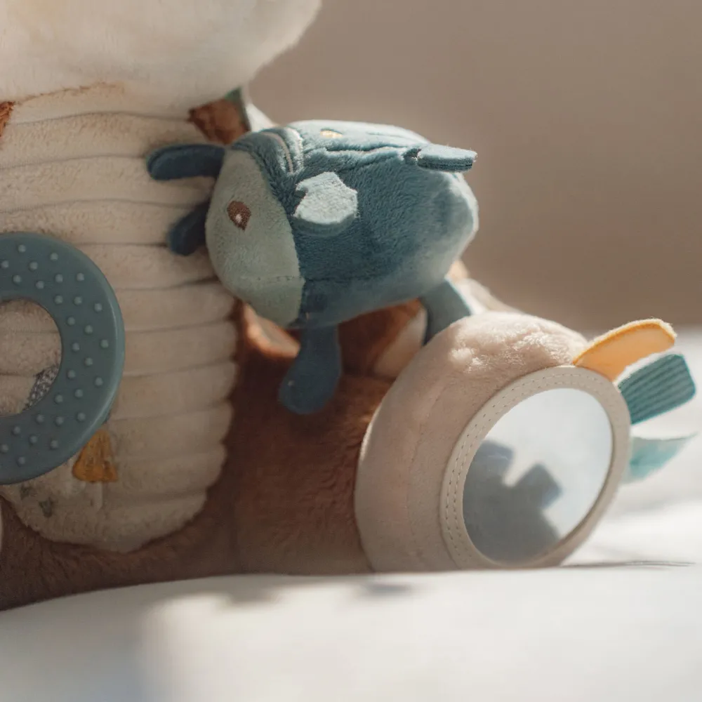 Little Dutch Activiteitenknuffel Vos - Blauw - Forest Friends