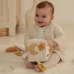 Little Dutch Activiteitenkubus - Beige - Newborn Naturals