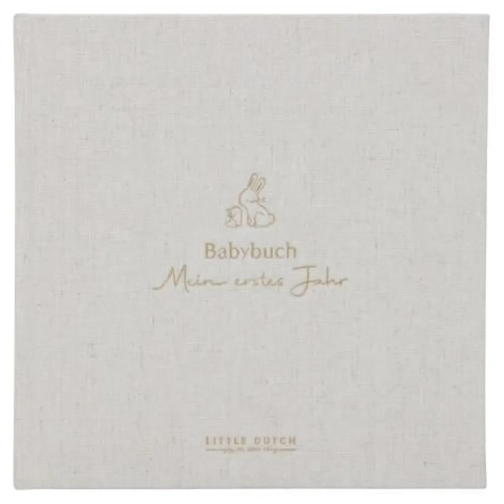 Little Dutch Babyboek - Beige - Baby Bunny - DE