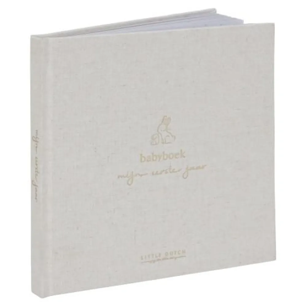 Little Dutch Babyboek - Beige - Baby Bunny - NL