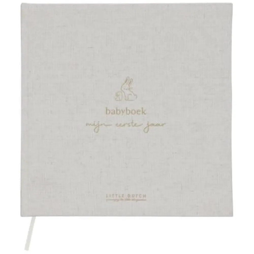 Little Dutch Babyboek - Beige - Baby Bunny - NL
