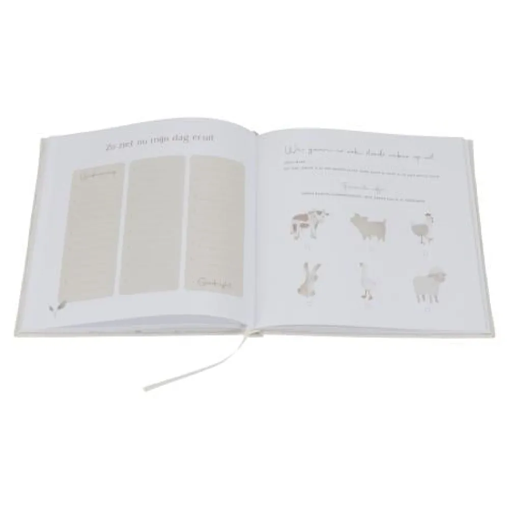 Little Dutch Babyboek - Beige - Baby Bunny - NL