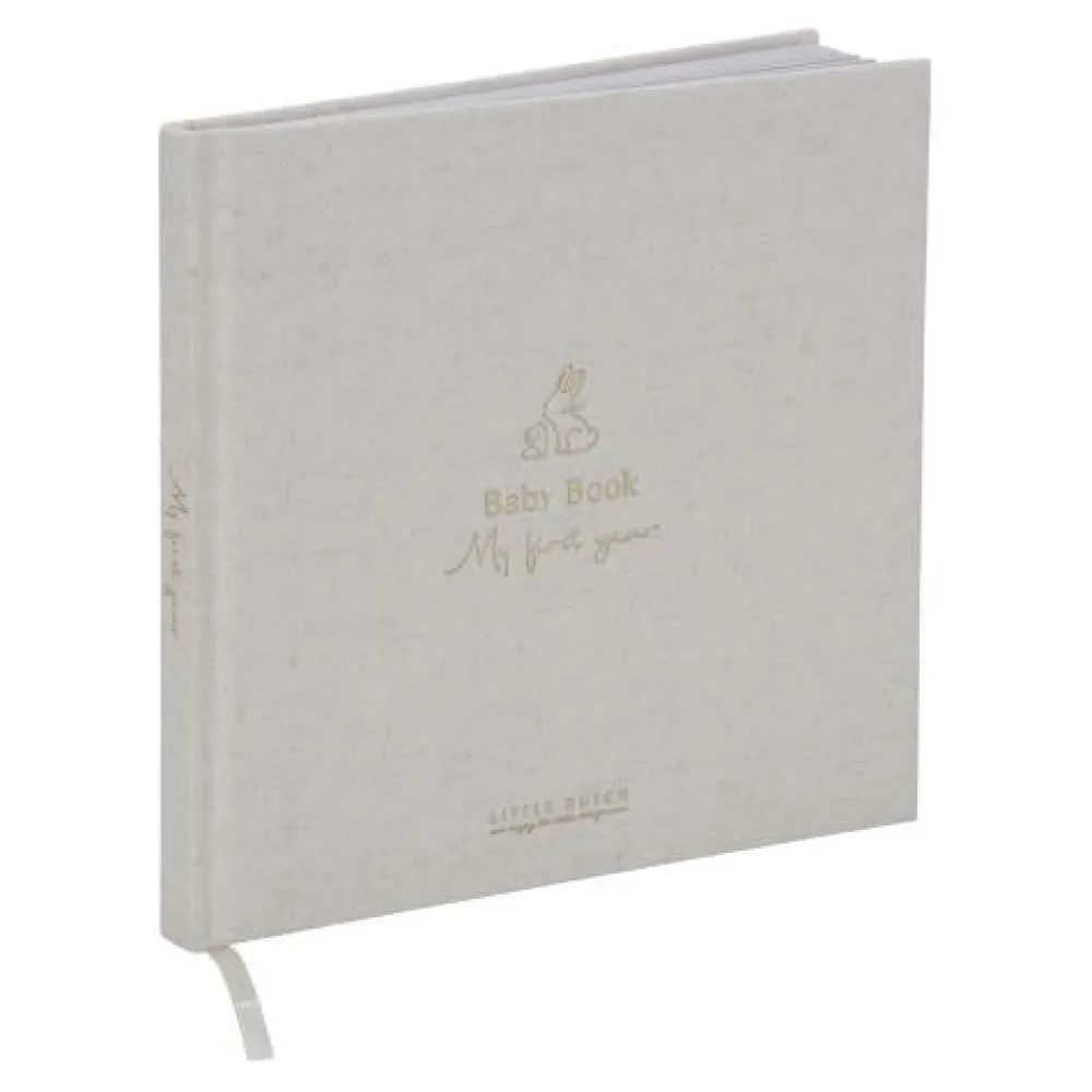 Little Dutch Babyboek - Beige - Baby Bunny - EN