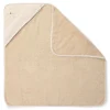 Little Dutch Badcape - Beige - 75 x 75 - Newborn Naturals - Baby Bunny