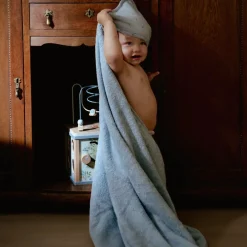 Little Dutch Badcape - Blauw - 75 x 75 - Essentials