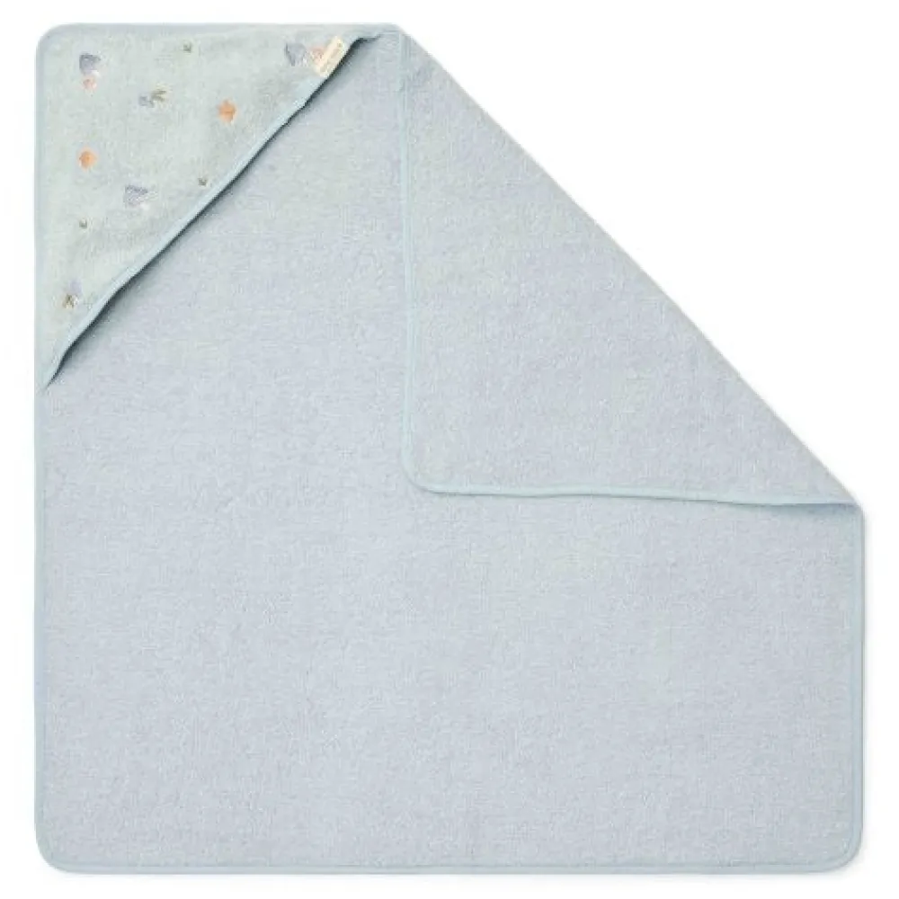 Little Dutch Badcape - Blauw - Forest Friends