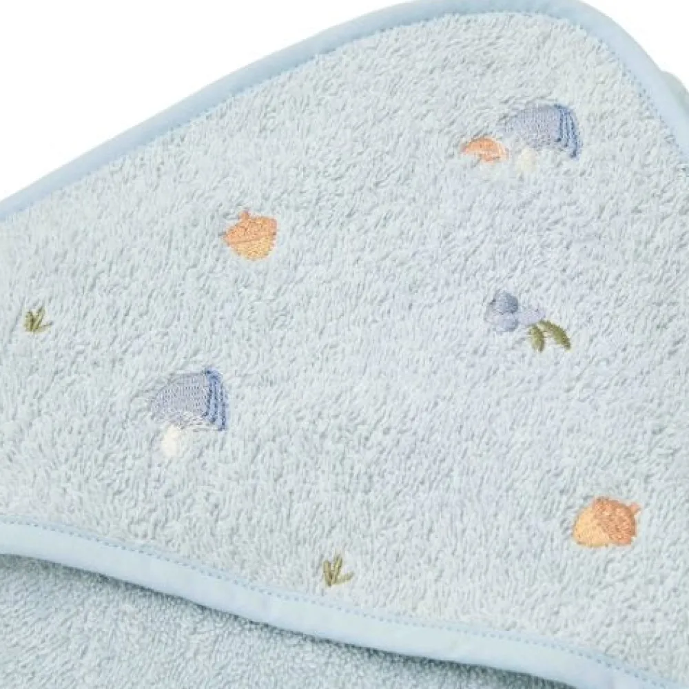 Little Dutch Badcape - Blauw - Forest Friends