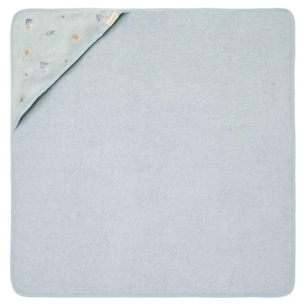 Little Dutch Badcape - Blauw - Forest Friends