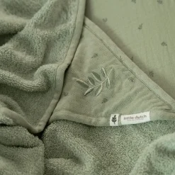 Little Dutch Badcape - Groen - 100 x 100 - Essentials