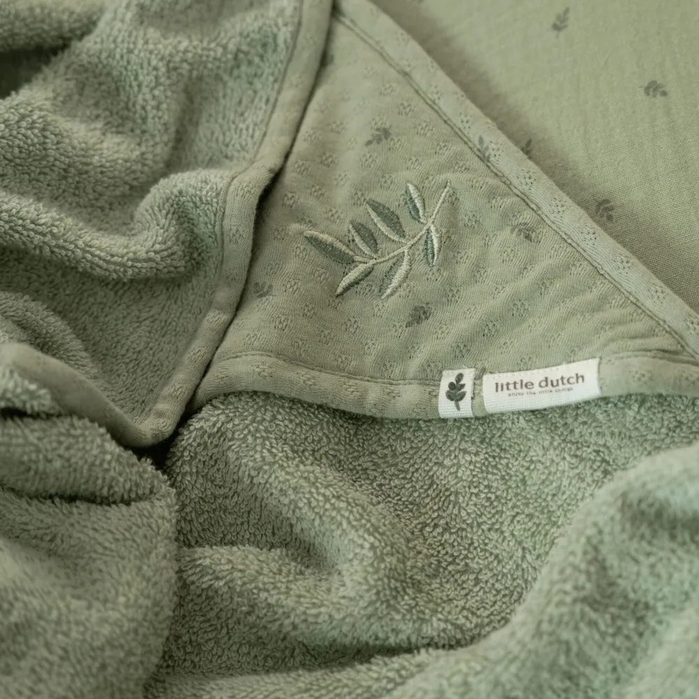 Little Dutch Badcape - Groen - 75 x 75 - Essentials