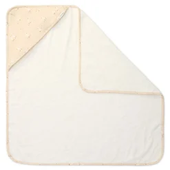 Little Dutch Badcape - Wit - 75 x 75 - Newborn Naturals - Little Goose