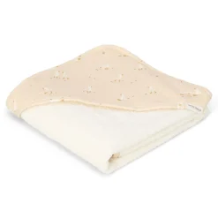Little Dutch Badcape - Wit - 75 x 75 - Newborn Naturals - Little Goose
