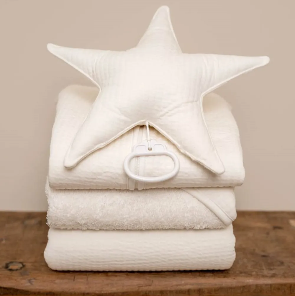 Little Dutch Badcape Pure Soft White - 75x75 cm