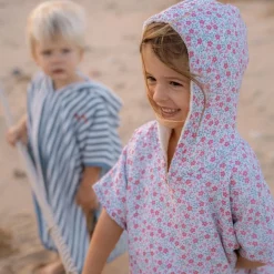 Little Dutch Badponcho - Meerkleurig - Maat one size - Sunny Flowers