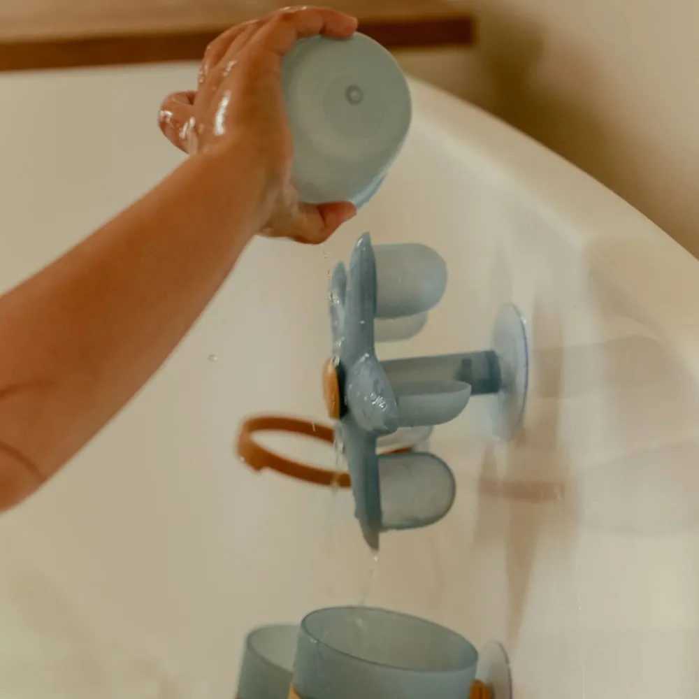 Little Dutch Badwand bekers - blauw - Essentials