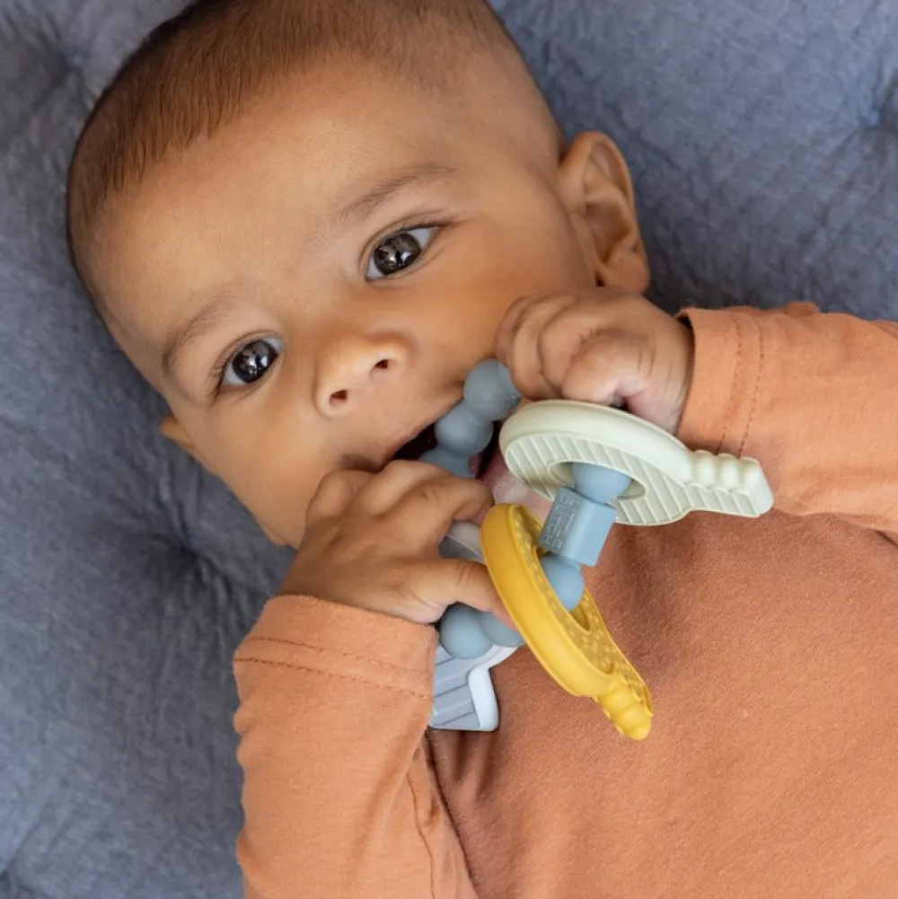 Little Dutch Bijtspeeltje sleutelbos blauw