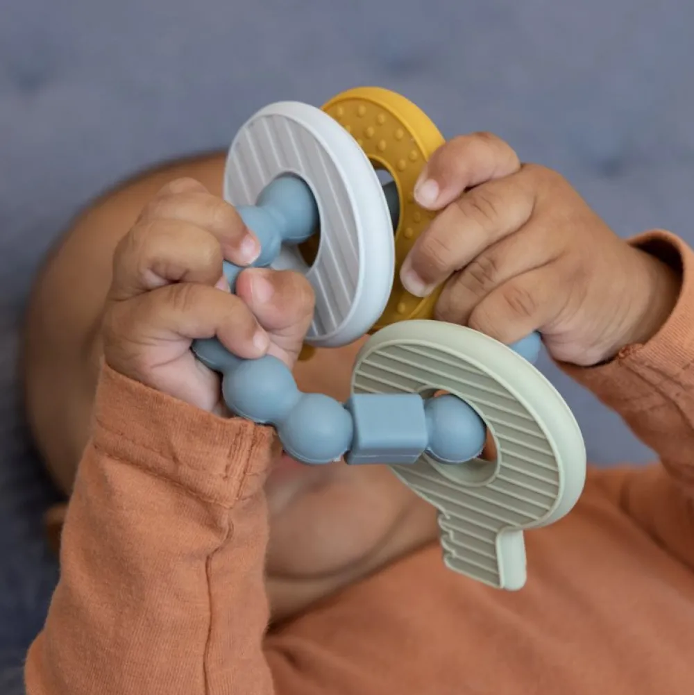 Little Dutch Bijtspeeltje sleutelbos blauw