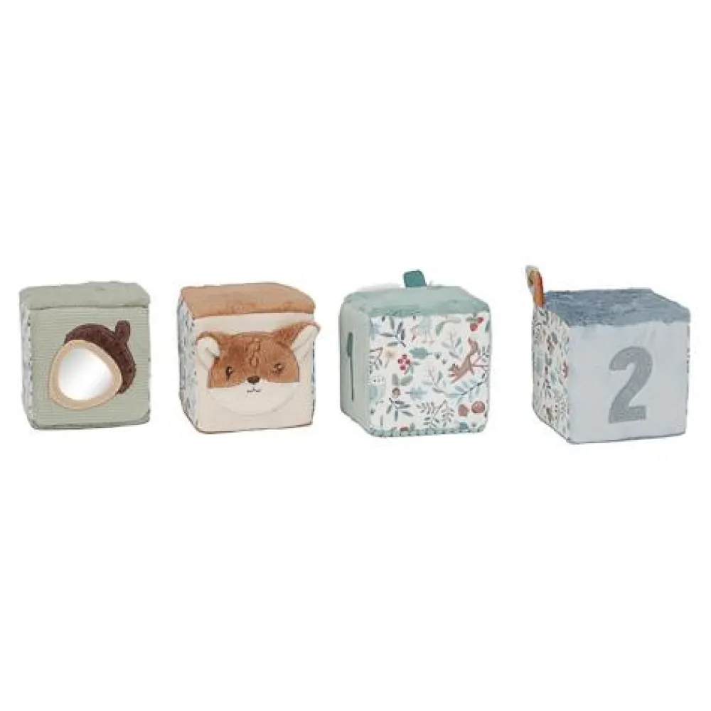 Little Dutch Blokkenset - Blauw - Forest Friends