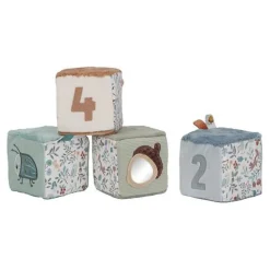 Little Dutch Blokkenset - Blauw - Forest Friends