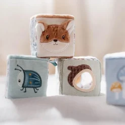 Little Dutch Blokkenset - Blauw - Forest Friends
