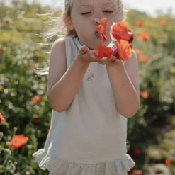 Little Dutch Blouse mouwloos - Groen - Fairy Garden