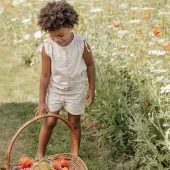 Little Dutch Blouse mouwloos - Zand - Fairy Garden