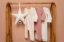 Little Dutch Boxpakje met overslag Rib Pink