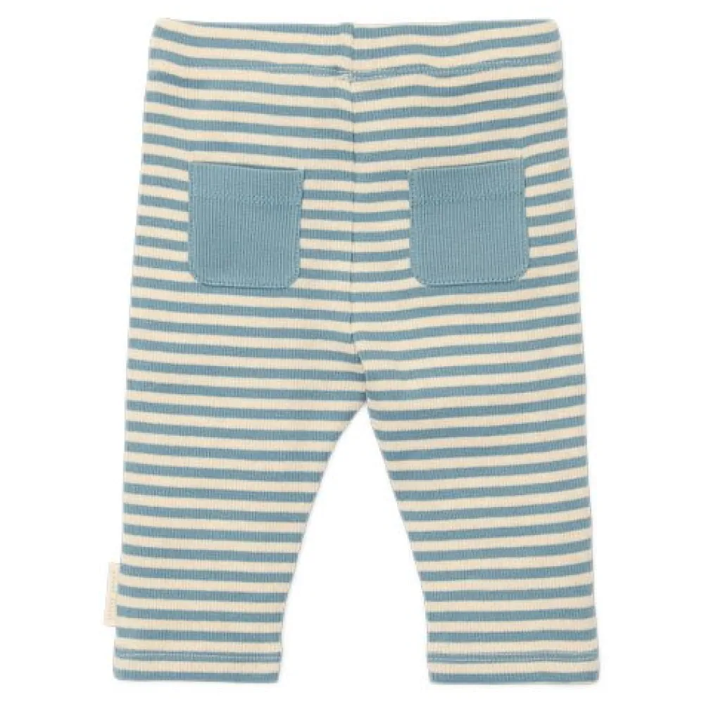 Little Dutch Broek - Blauw - Forest Friends - Stripe