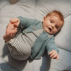 Little Dutch Broek - Blauw - Forest Friends - Stripe