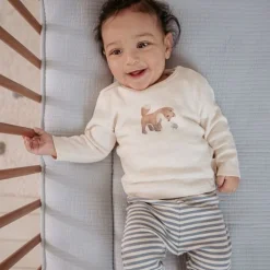 Little Dutch Broek - Blauw - Forest Friends - Stripe