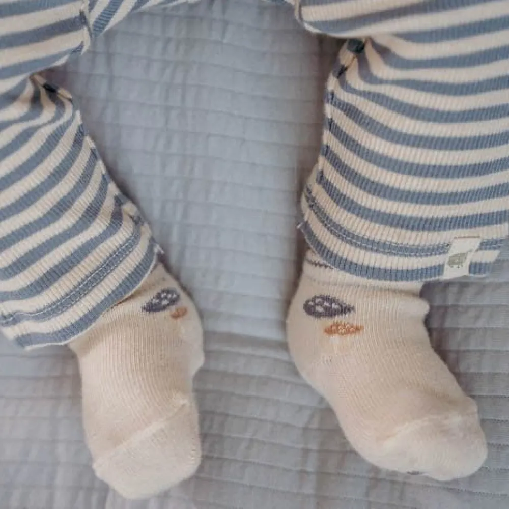 Little Dutch Broek - Blauw - Forest Friends - Stripe