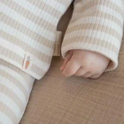 Little Dutch Broek - Zand - Newborn Naturals - Gestreept