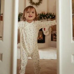 Little Dutch Eendelige kerst pyjama – Beige