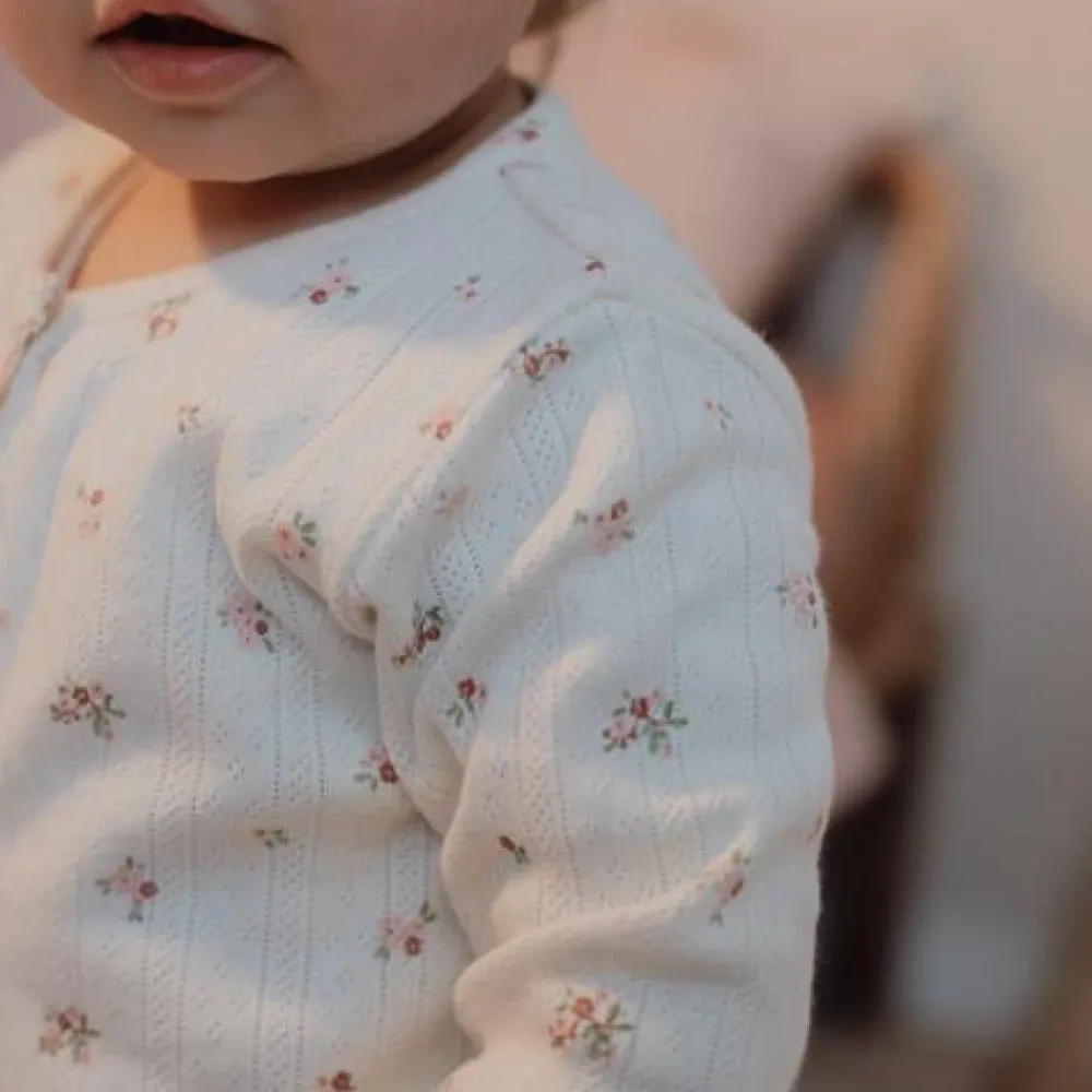 Little Dutch Eendelige pyjama - Wit - Fairy Garden - Fairy Blossom
