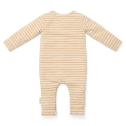 Little Dutch Eendelige pyjama - Zand - Gestreept